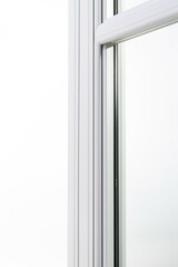 Aufkleber - Close up of a window with a white frame. Suitable for architecture and home decor concepts