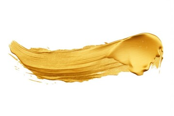 Poster - Close up of yellow liquid on white background. Ideal for product presentations
