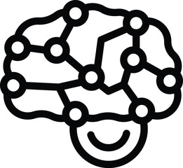 Poster - Brainstorming activity icon outline vector. Discussion analysis. Analytical strategic meeting