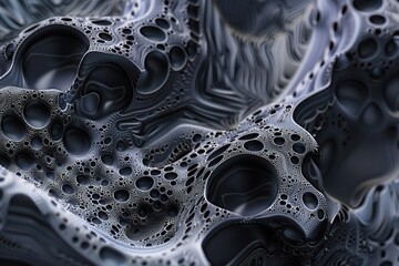 Wall Mural - Abstract patterns resembling fractals