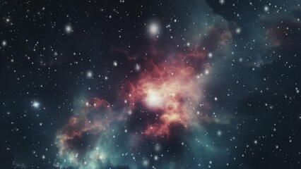 Wall Mural - Flight through space. The background of the universe.