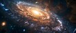 Spiral Galaxy in Deep Space Awe-Inspiring View of Distant Celestial Bodies
