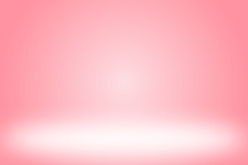 Wall Mural - empty pink studio room background,vector illustration for display your product