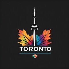 Toronto city logo illustration