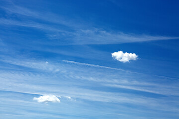 Wall Mural - Blue Sky with white clouds. Abstract backdrop for wallpaper .