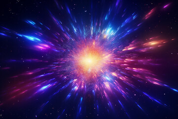 Poster - abstract, outer space, beautiful, beauty of the universe, neon