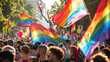 Colorful Parade: Honoring Diversity and Pride in the LGBTQ+ Community