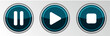 © Youjin - 소리를 조절하고 영상을 재생하는 아이콘 일러스트 벡터 이미지입니다. 유튜브 영상 녹화 쇼츠에 활용