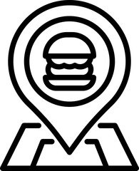 Poster - Food location icon