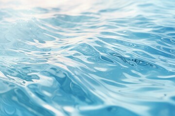 Aufkleber - Clear blue water surface, ideal for backgrounds or nature concepts