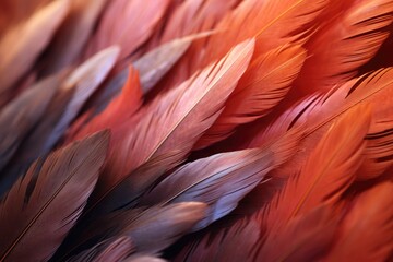 Poster - Close up of a bunch of feathers, perfect for various design projects