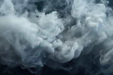 Poster - Close up view of smoke in the air, ideal for backgrounds or environmental concepts