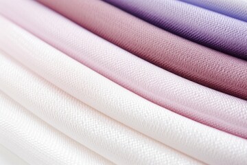 Poster - Close up of various colored fabrics, perfect for textile industry projects