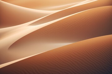 Aufkleber - A group of sand dunes in the desert. Suitable for travel brochures