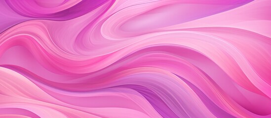 Poster - A decorative abstract art featuring a surface design for print and backgrounds. The background consists of wavy lines in shades of pink and purple, creating a visually dynamic and vibrant composition.