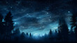 Starry Night Sky A Mesmerizing View of the Universe Filled with Stars Nebula and Galaxy Generative AI