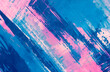 abstract background with neon blue and pink brush strokes slashing across the canvas