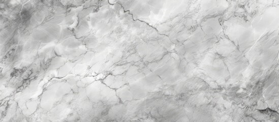 Wall Mural - A detailed view showcasing the intricate patterns and smooth surface of white marble. The texture resembles limestone with grey veining,