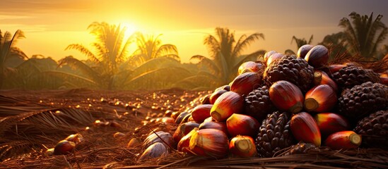 Canvas Print - A Vibrant Assortment of Fresh Fruits Displayed in a Pile for a Healthy and Colorful Diet