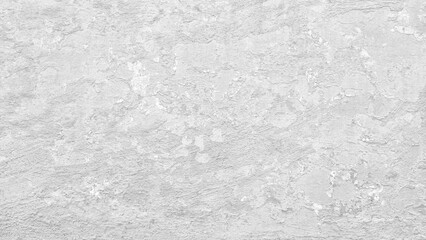 Poster - White cement wall in retro concept. Old concrete background for wallpaper or graphic design. Blank plaster texture in vintage