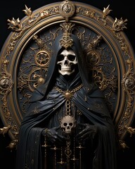 Wall Mural - skeleton the deathless creature of undead king
