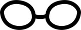 Fototapeta  - Glasses Frame in Vector SVG Illustration