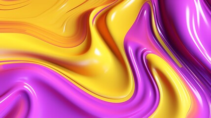 abstract background hd fluid pink yellow purple