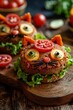 Transforming ordinary ingredients into magical cat-shaped burgers that evoke a sense of nostalgia