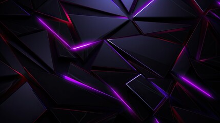 black metal background with purple neon on the edge