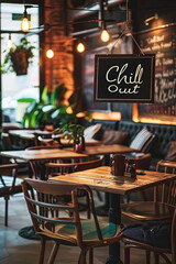 Poster - A chill out sign