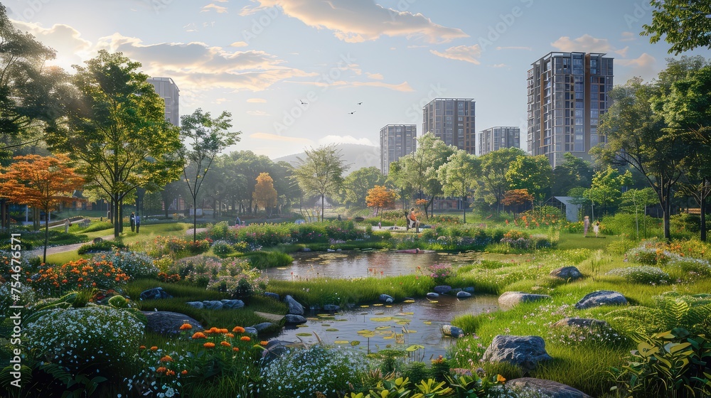 Landscapes of Change, Illustrate the transformation of urban landscapes ...