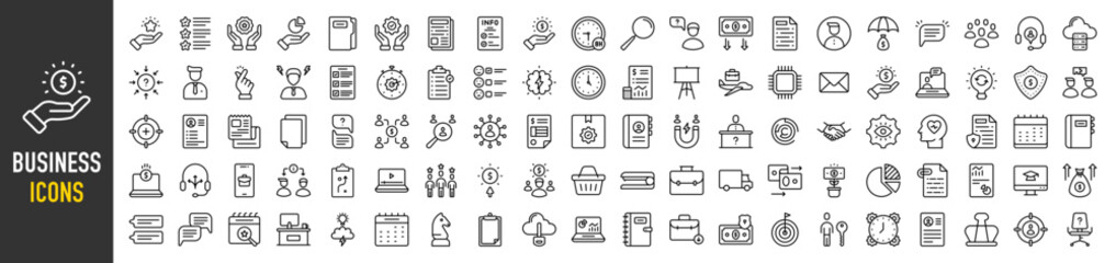 Business icons vector illustration