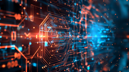 Wallpaper of a computer circuit board. The board is made up of a series of interconnected lines and components, which are used to conduct electricity and perform various functions.