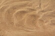 Strukturen an einem Sandstrand