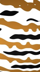 Poster - Abstract colorful background animation with curvy lines and shapes