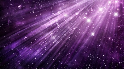 Wall Mural - Starlight purple background