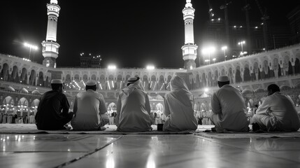 Special nightly prayers called Taraweeh, Islamic Prayer.