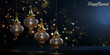 Arabische Laterne mit brennender Kerze und schönem Hintergrund beim Ramadan Islam Nahaufnahme, ai generativ