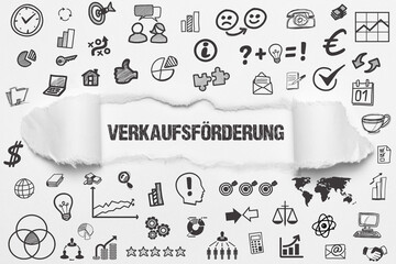 Wall Mural - Verkaufsförderung	