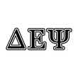 Delta Epsilon Psi greek letter, ΔΕΨ greek letters, ΔΕΨ