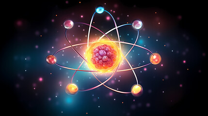  atomic nucleus electron neutron proton