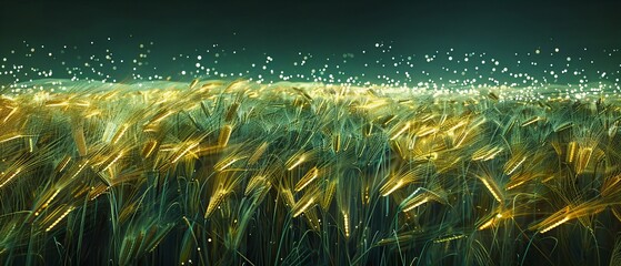 Wall Mural - golden wheat field