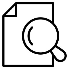 Poster - find search file document icon