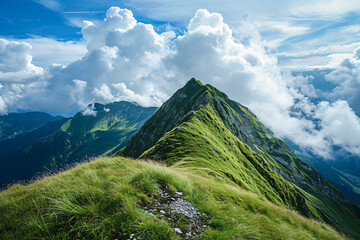 Sticker - landscape in the mountains