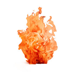 Sticker - Fiery Flames Isolated