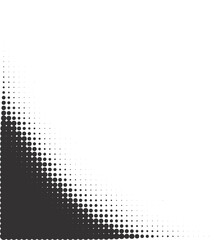 Poster - halftone comic dotted corner. old grainy frame. grunge retro gradient border. abstract pop art desig
