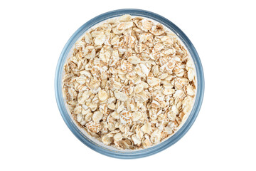 Canvas Print - raw oatmeal cereal