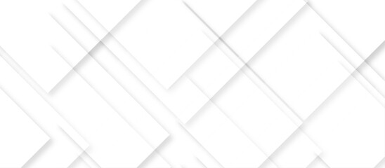 abstract modern geometric and creative concept with white boxes on the white background. soft light paper stripes as mosaic formless volumetric pattern paper texture design. 3d rendering.