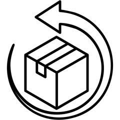 Sticker - Return Label Icon