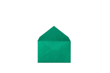 Wall Mural - open one of the overhead bright green lame envelopes.